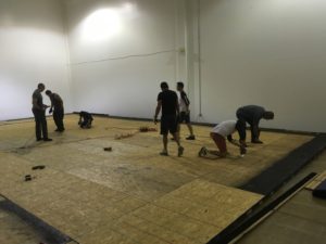 Rebuilding our practice floor.